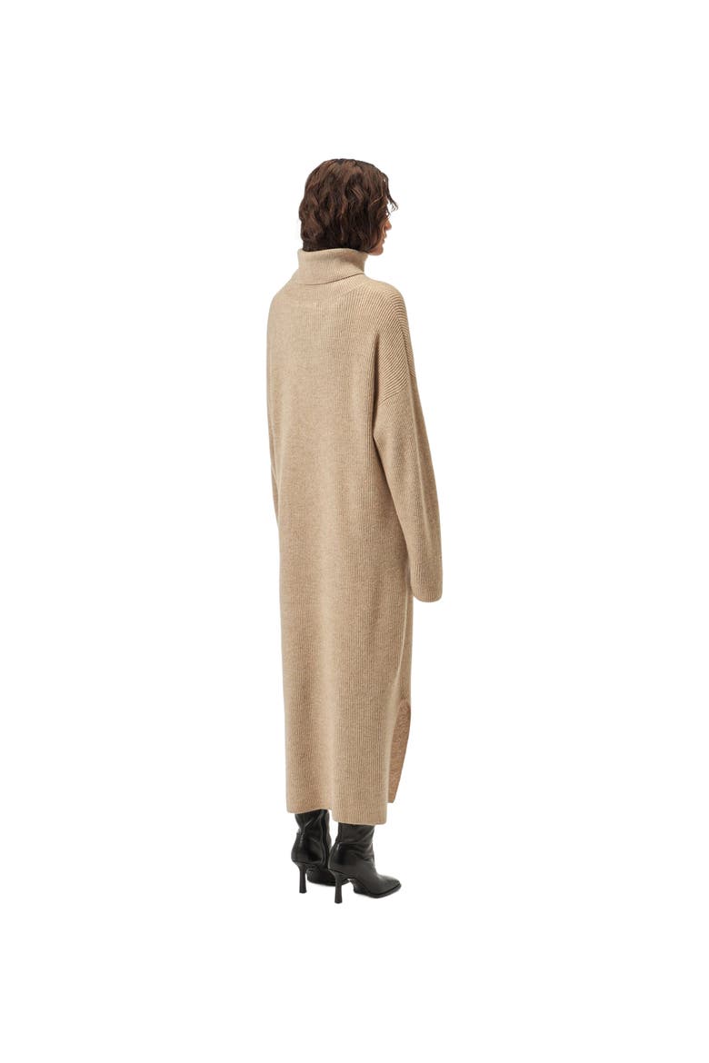 Cashmere Turtleneck Dress, Alternate, color, warm grey