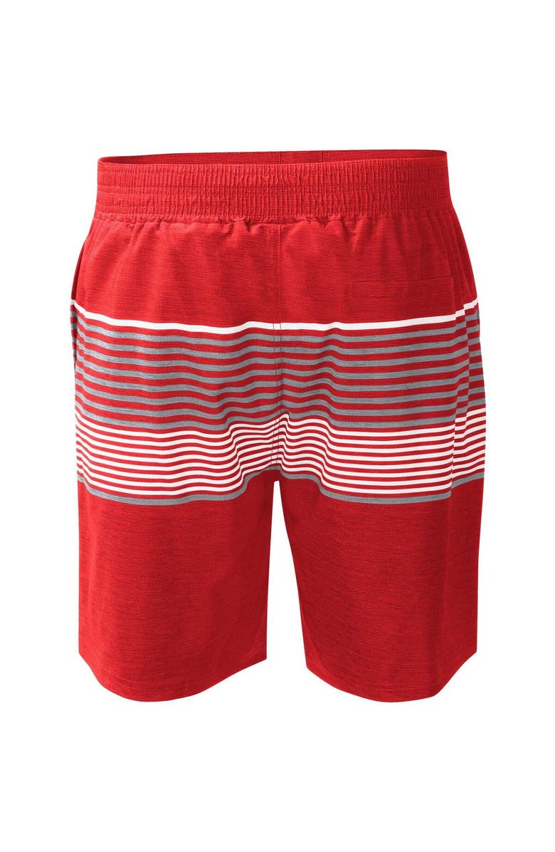 G-III SPORTS BY CARL BANKS Men's G-III Sports by Carl Banks Red Los Angeles Angels Coastline Volley Swim Shorts, Alternate, color, Red
