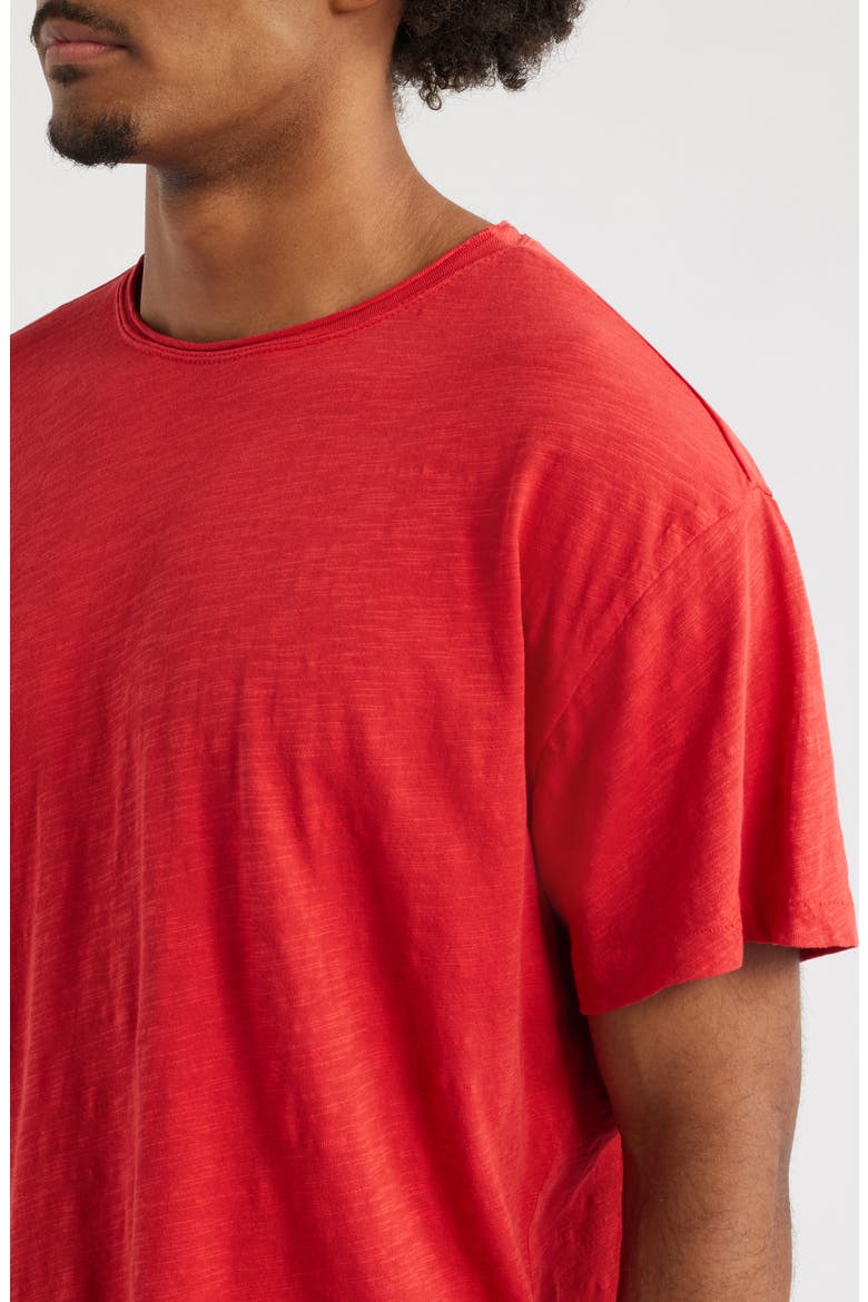 Core Slub T-Shirt, Alternate, color, RED