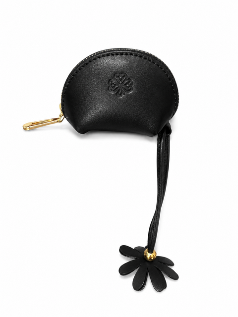 Écrin Éclat Textured Italian Leather Coin Pouch