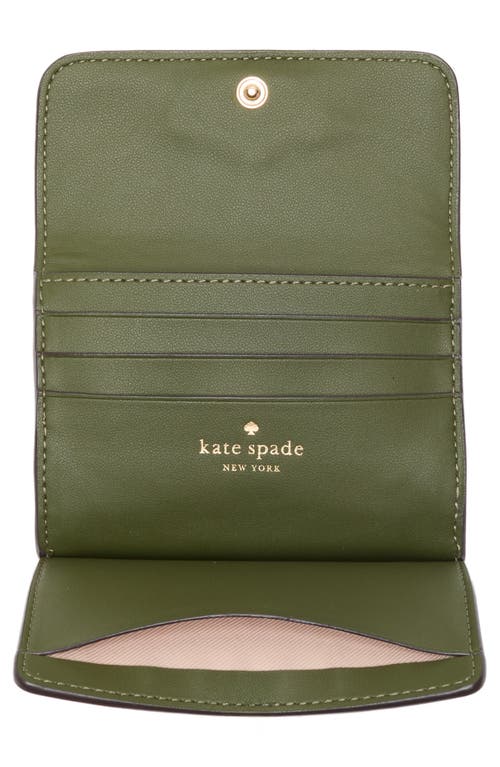 Kate Spade New York Madison Small Wallet On A Chain In Green