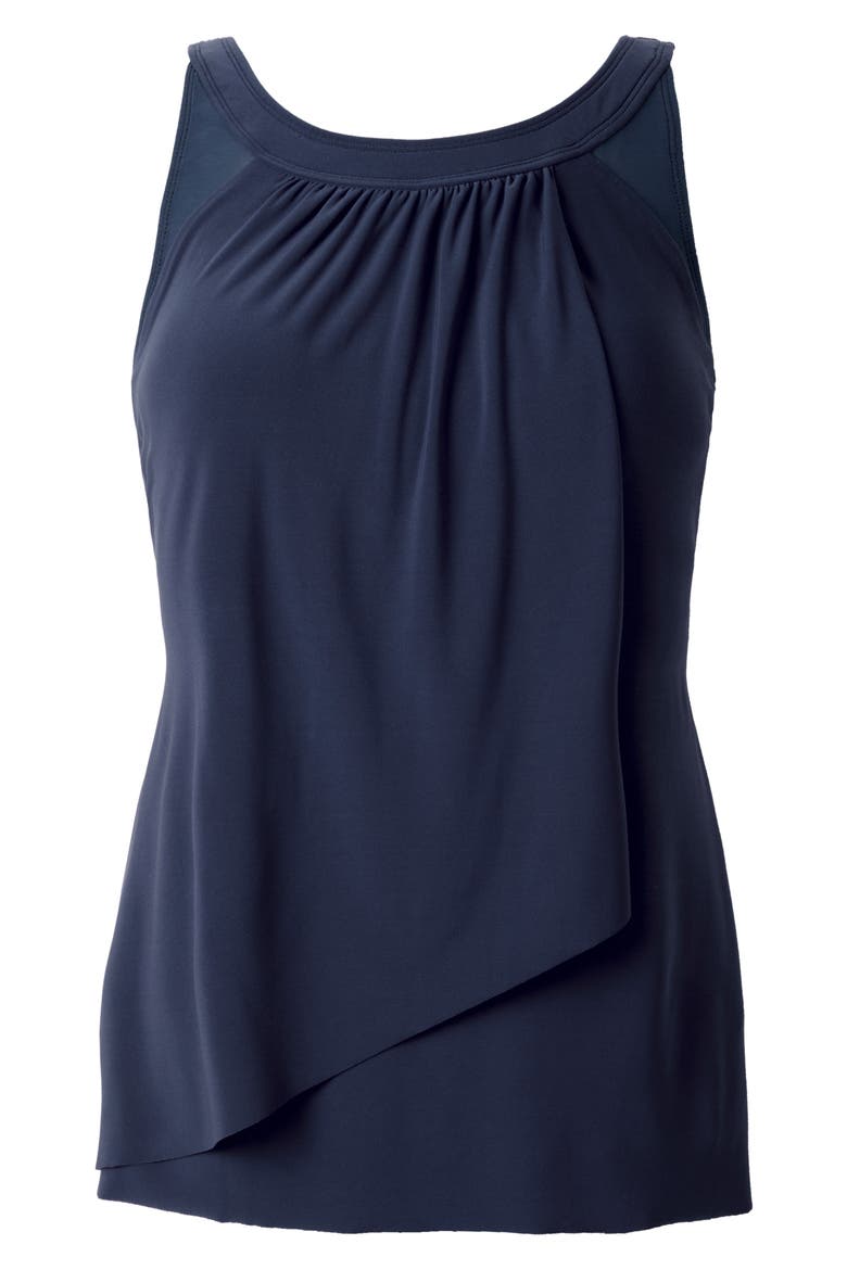 Illusionists Ursula Underwire Swim Top, Alternate, color, MIDNIGHT BLUE