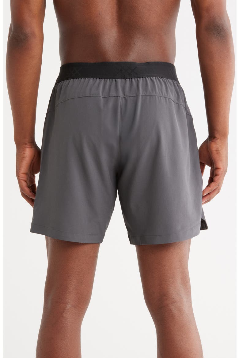 6-Inch Base Performance Training Shorts, Alternate, color, ASPHALT