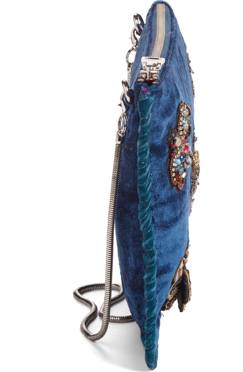 Steve Madden Embellished Clutch, Alternate, color,