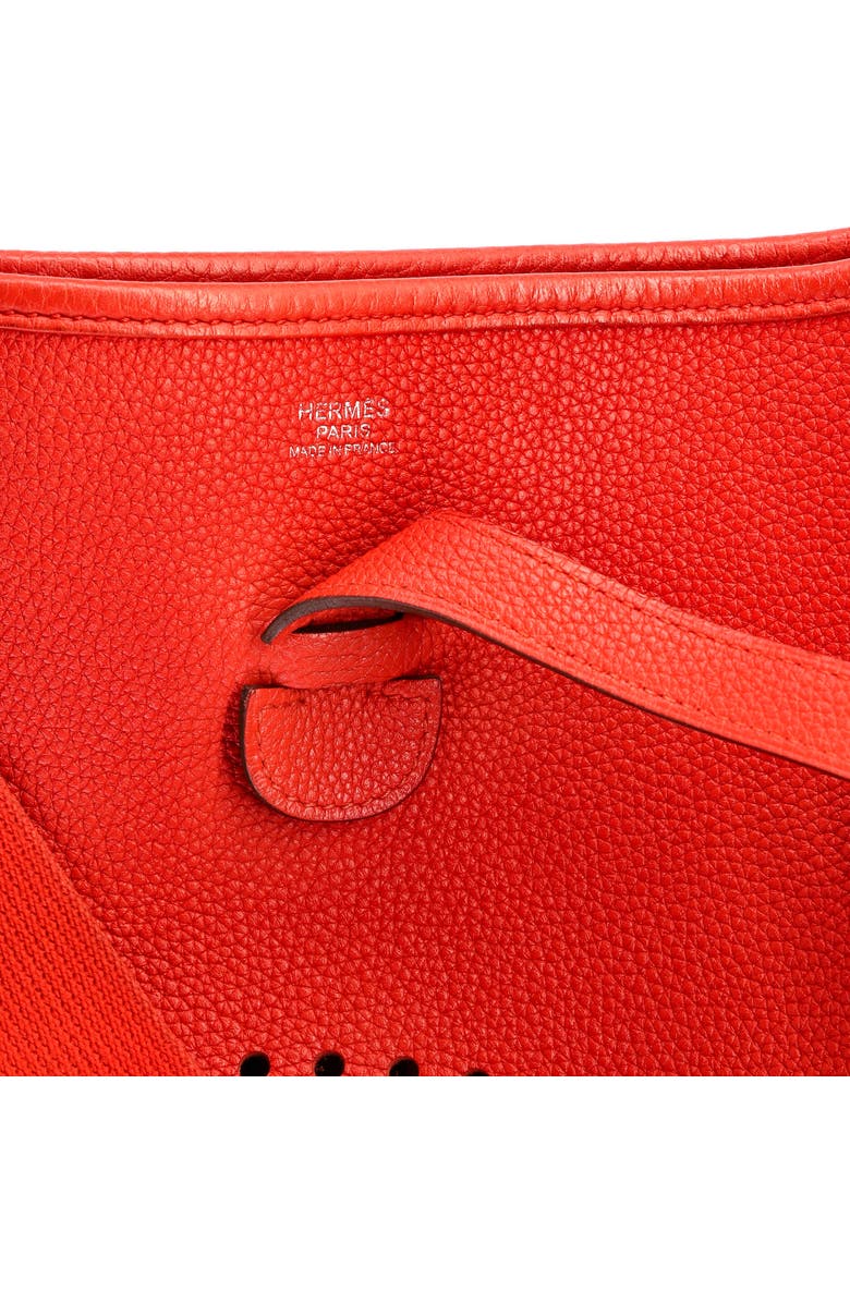 Pre-Owned Hermes Evelyne Bag Gen III Clemence PM, Alternate, color, Rouge De Coeur