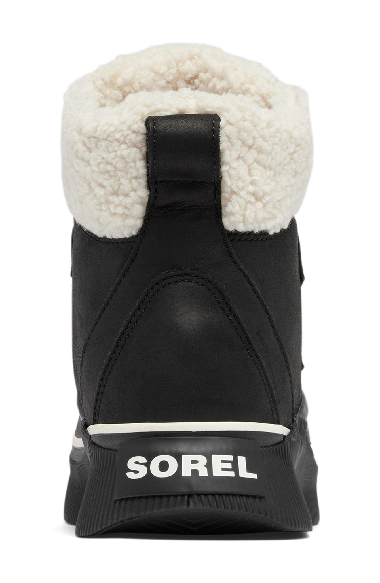 SOREL Out N About IV Chillz Waterproof Duck Boot, Alternate, color, Black/ Chalk
