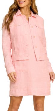 Tommy Bahama Two Palms Linen Raw Edge Jacket
