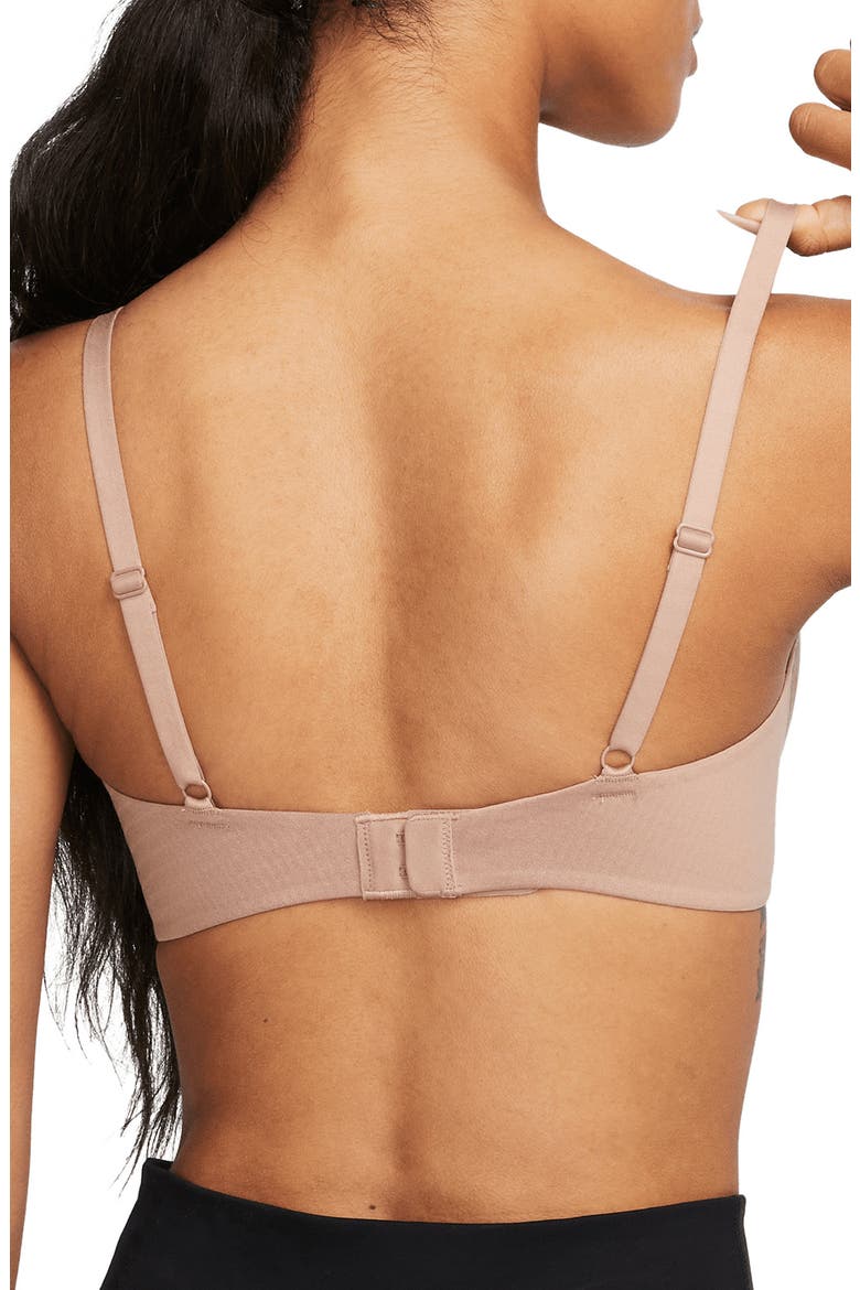 Minimalist Everyday Bra, Alternate, color, DESERT DUST/ RED BARK