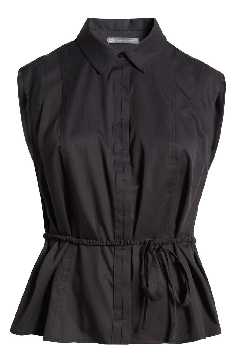 Wit & Wisdom Cap Sleeve Peplum Top, Alternate, color, 