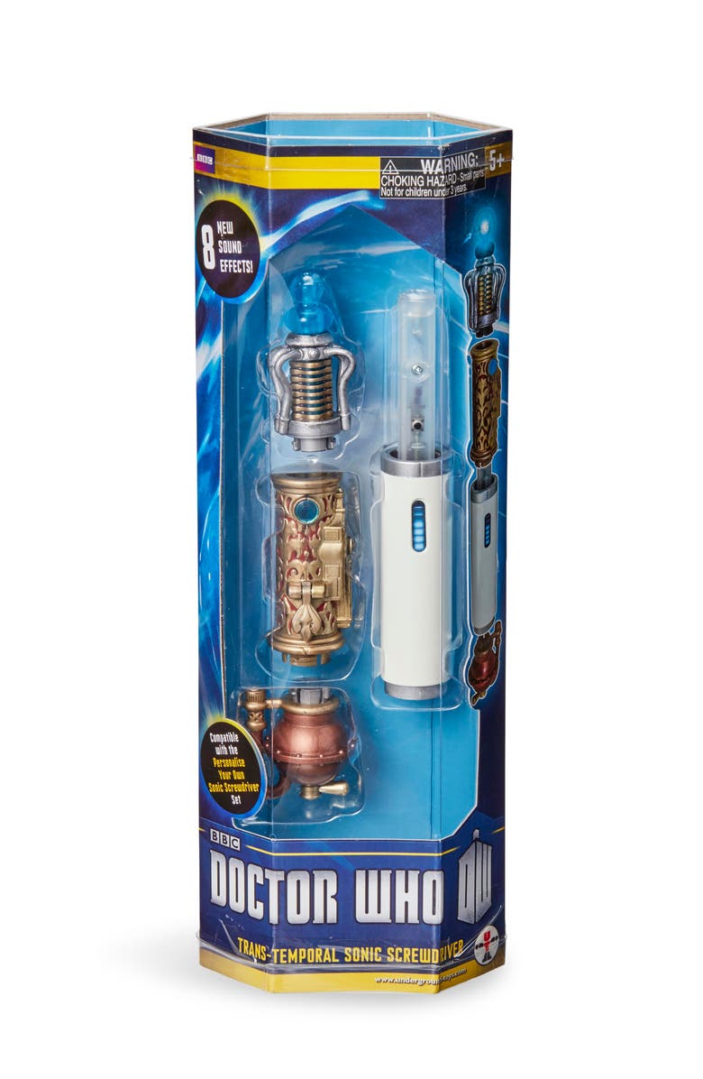Toynk Doctor Who Trans-Temporal Sonic Screwdriver With Sound, Alternate, color, Gold