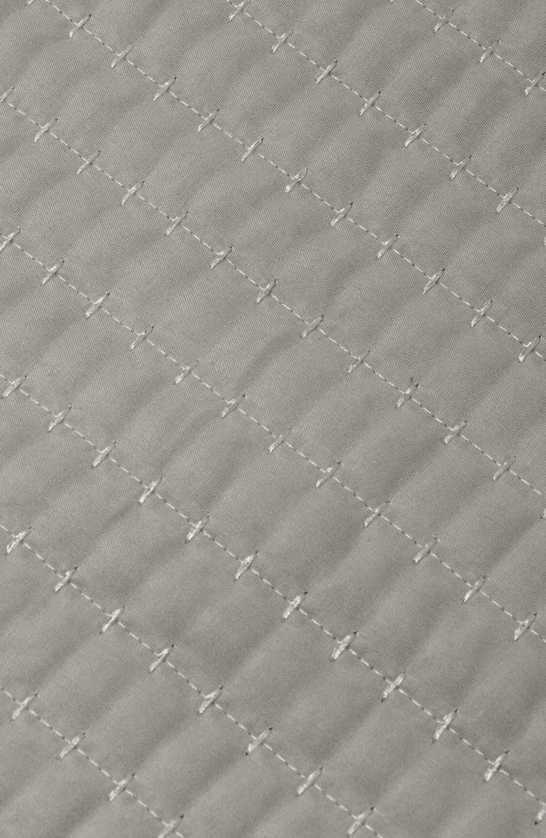 Woven & Weft Channel Stitch Quilt Set, Alternate, color, Light Gray