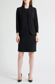 Anne Klein Sleeveless Sheath Dress & Jacket Set