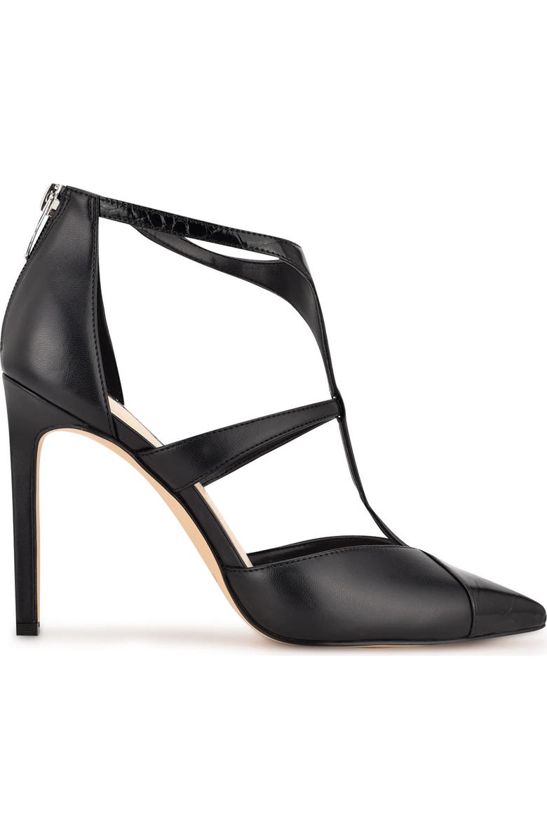 Nine West T-Strap Pointed Toe Pump, Alternate, color,