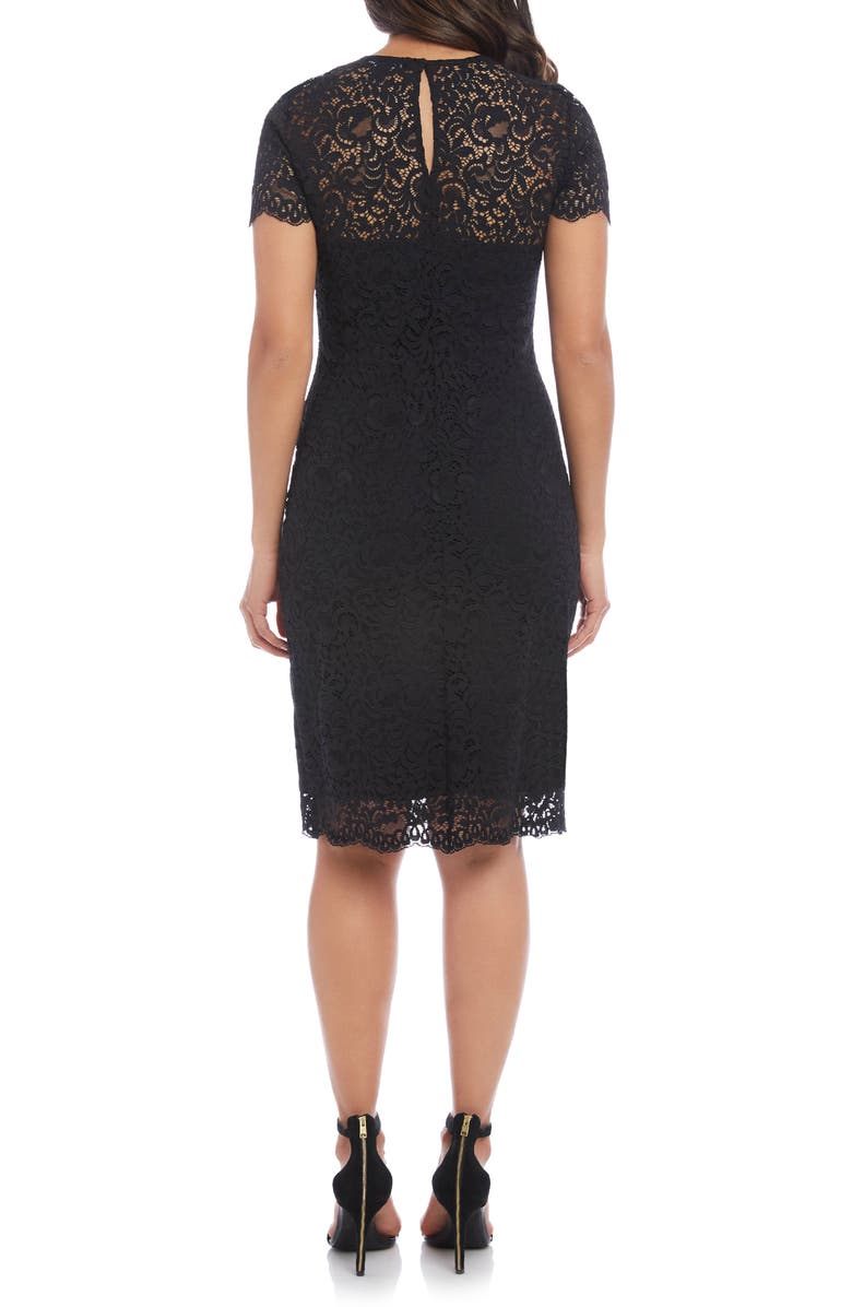 Karen Kane Paris Lace Cocktail Dress, Alternate, color,