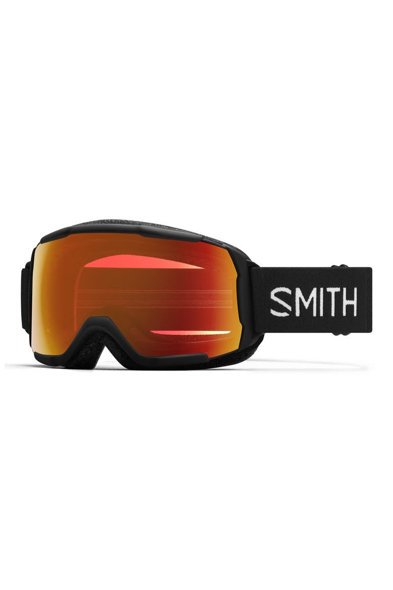 Grom 185mm Snow Goggles, Main, color, BLACK / CHROMAPOP EVERYDAY RED