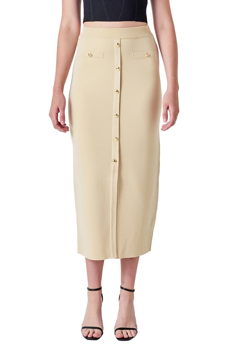 Endless Rose Knit Midi Skirt, Main, color,