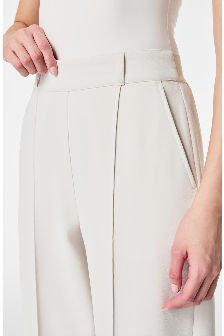 Opacity Crepe Pants, Alternate, color, PARCHMENT