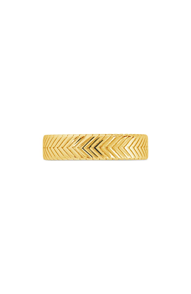 Sterling Forever Jeanne Chevron Ring, Alternate, color,