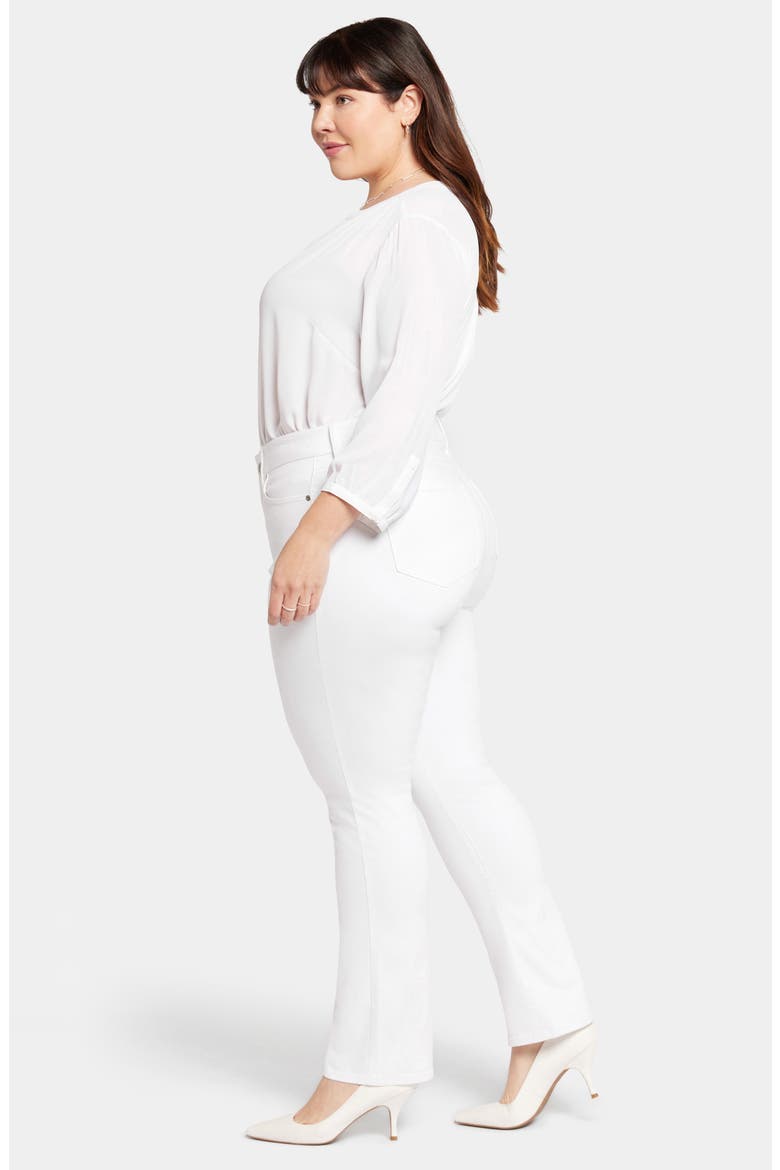 Marilyn Waist Match Straight Leg Jeans, Alternate, color, OPTIC WHITE