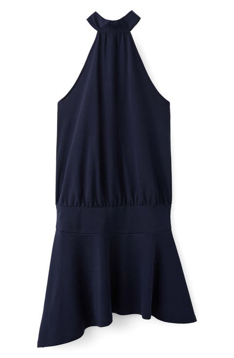 Asymmetric Sleeveless Minidress