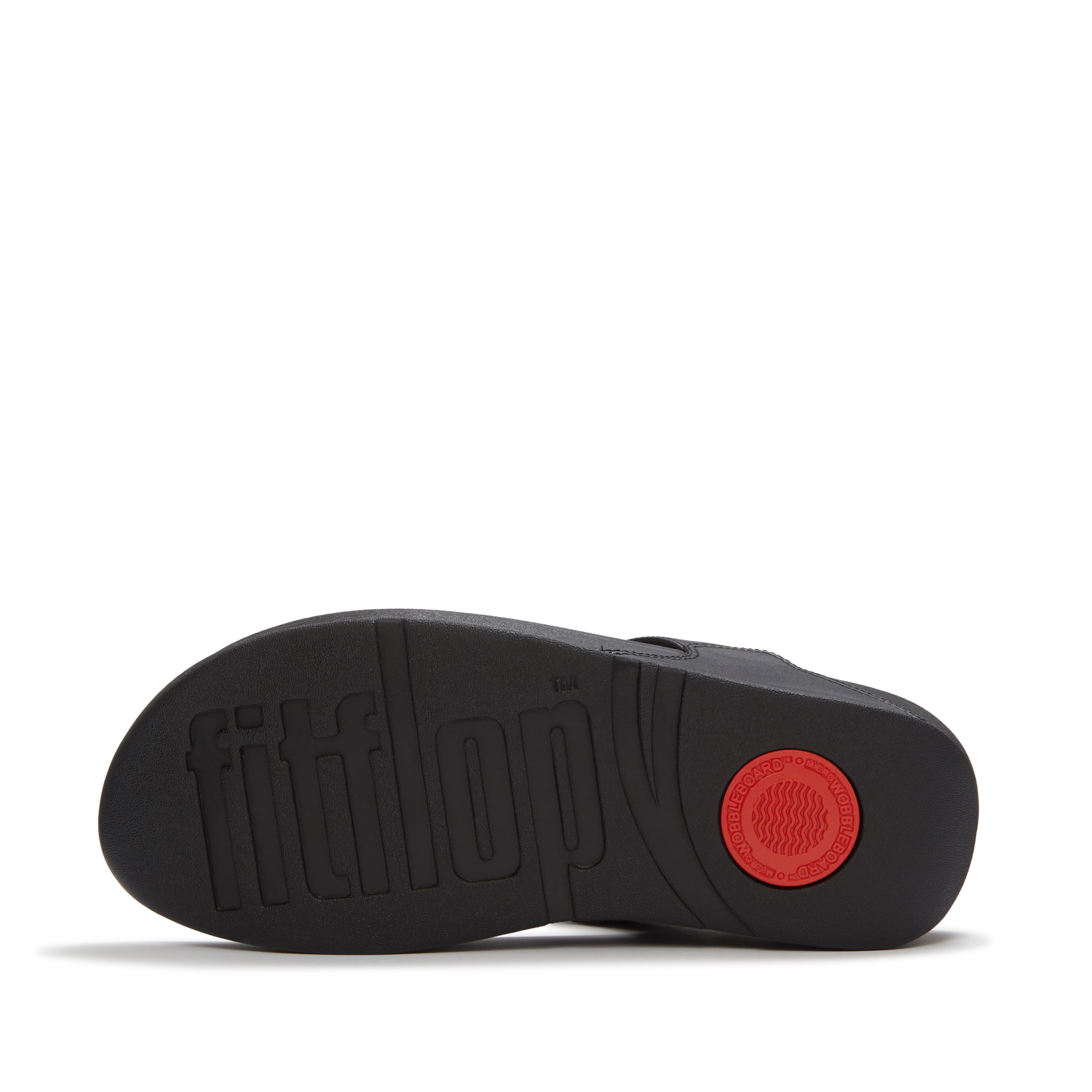 FitFlop Lulu Marbled Stone Toe Post Sandals, Alternate, color, Black