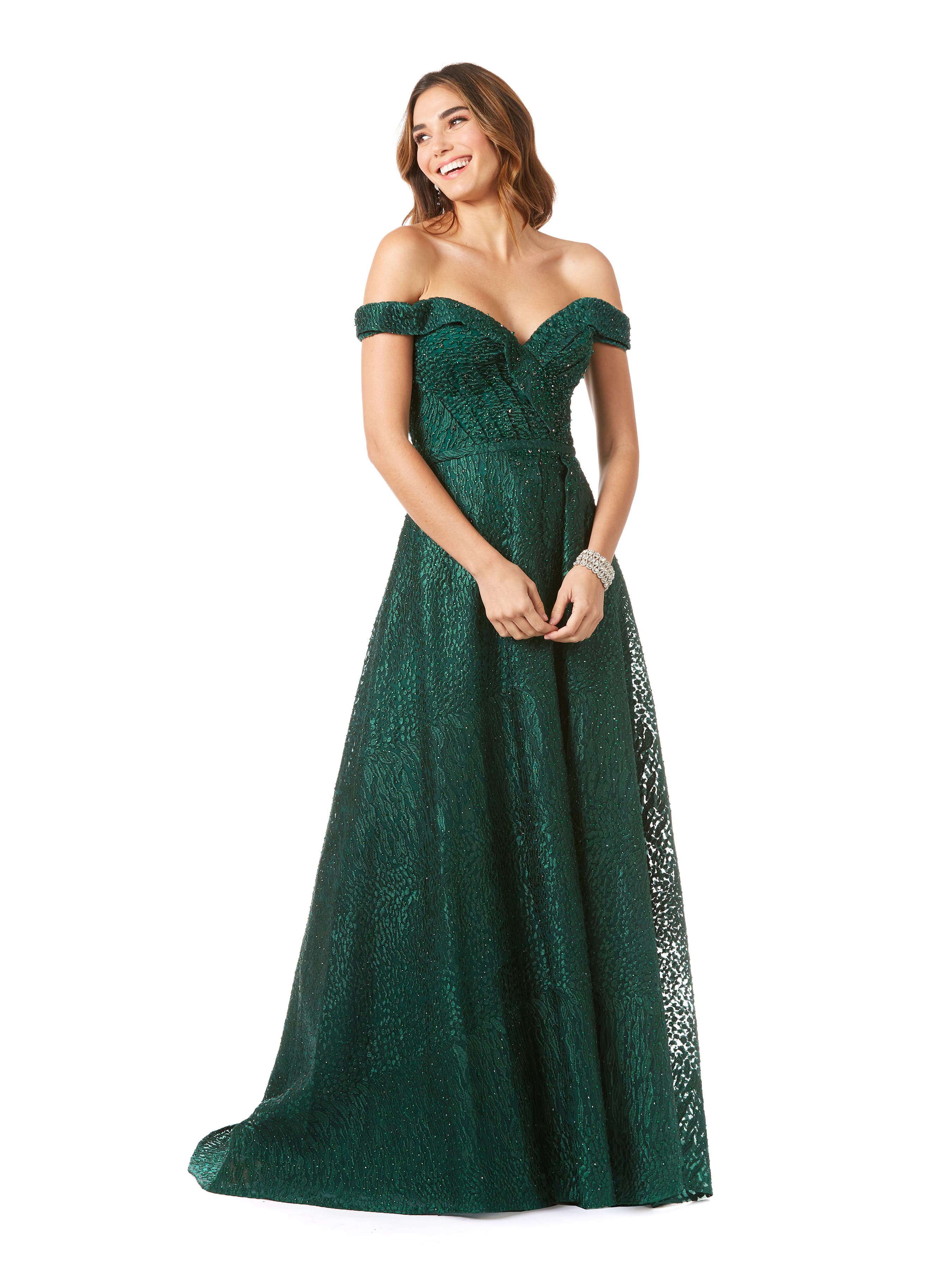 Off Shoulder Ballgown