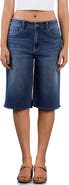 HINT OF BLU Longer Length Denim Shorts