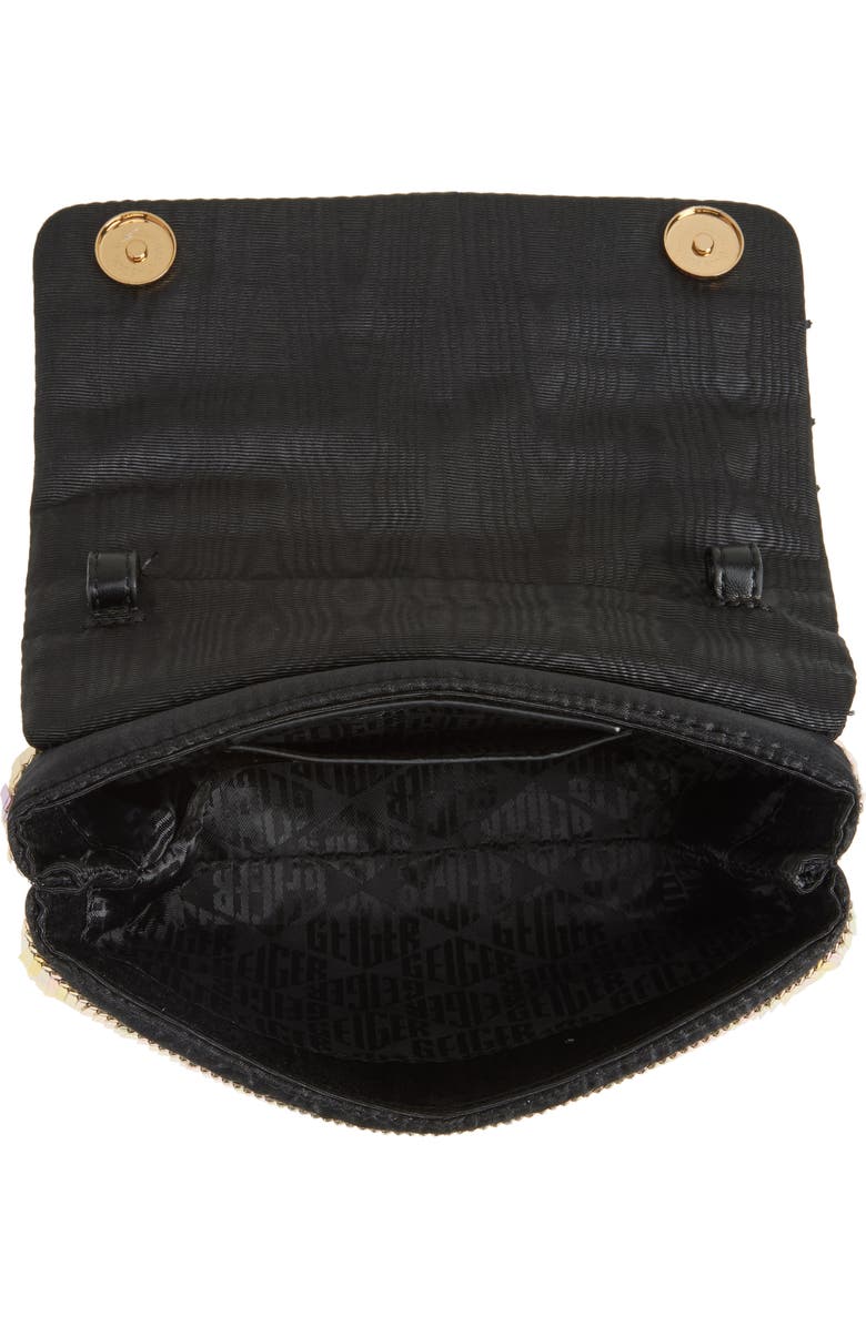 Kurt Geiger London Mini Kensington Paillette Shoulder Bag, Alternate, color, Gold