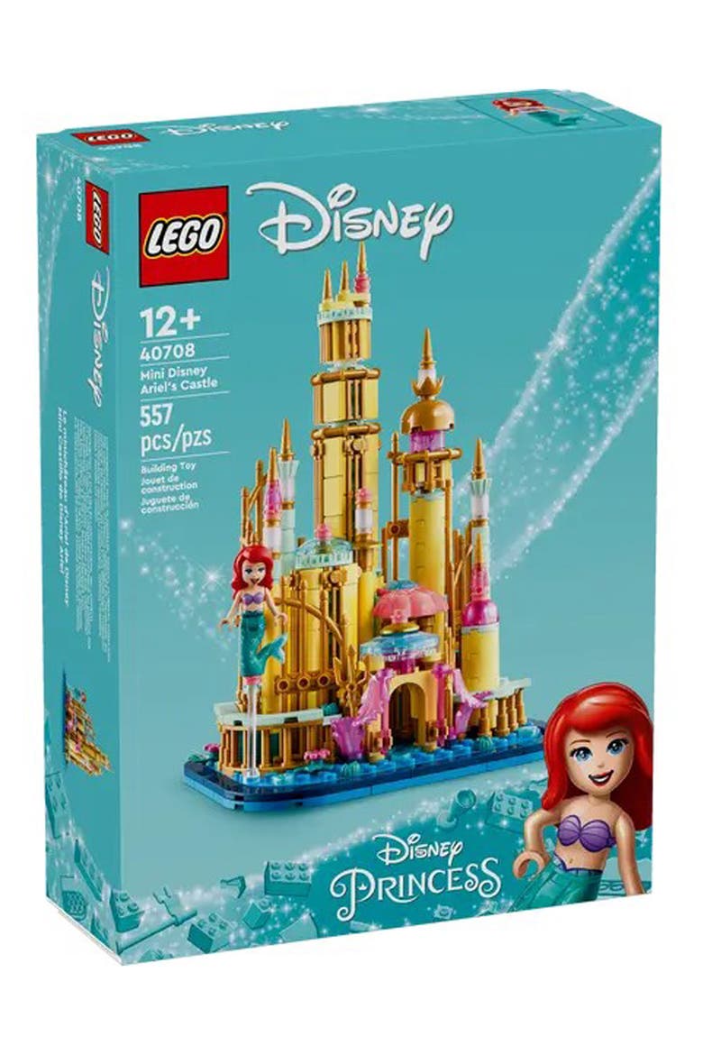 40708 Mini Disney Ariel’s Castle Set, Alternate, color, MULTI