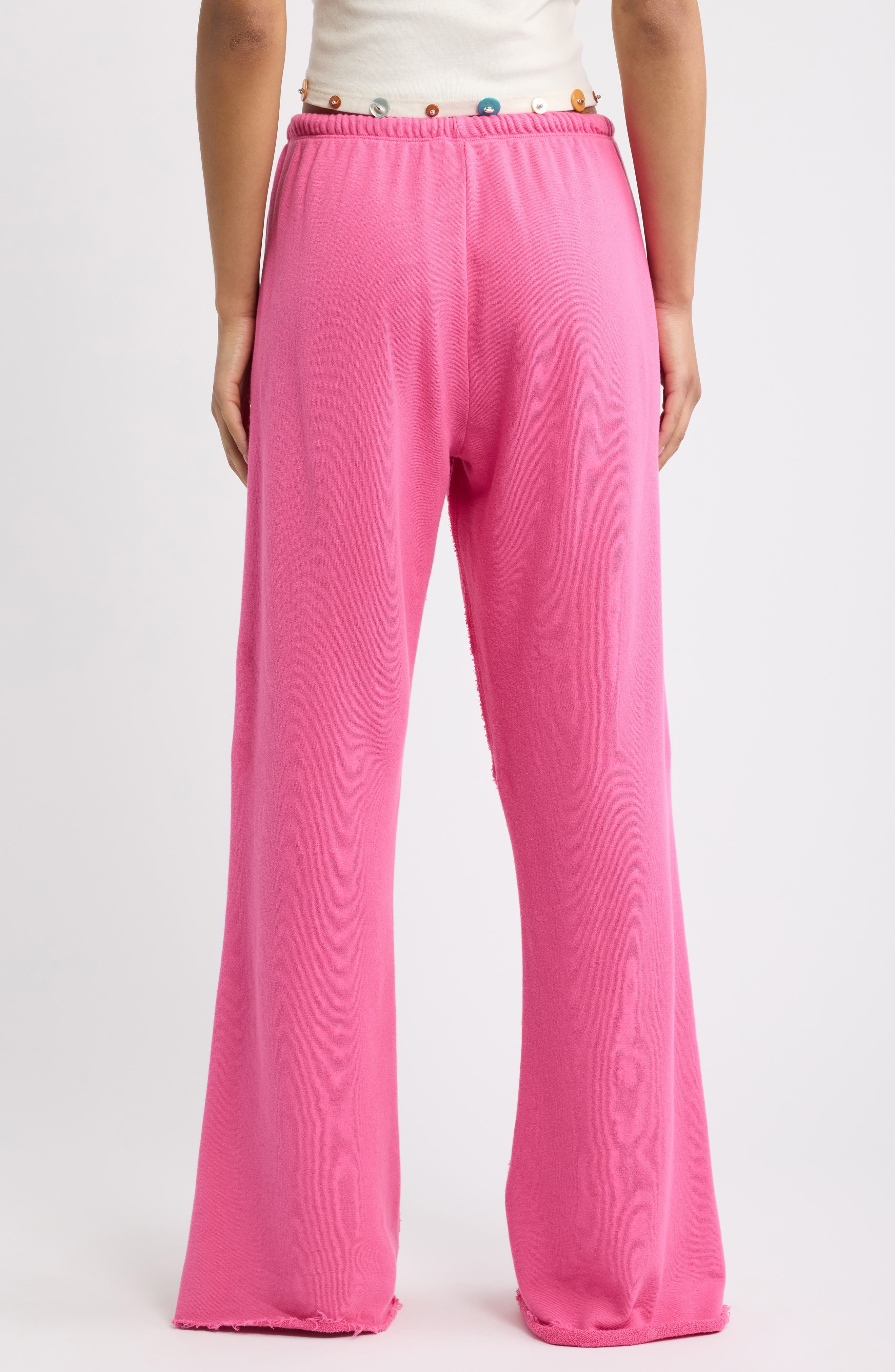 JADED LONDON Cleo Cotton Fleece Drawstring Pants (Women) | Nordstrom