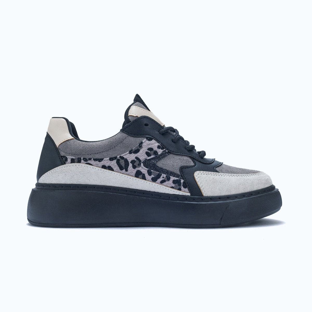 Prologue Shoes Ida Platform Fashion Sneakers, Alternate, color, Black