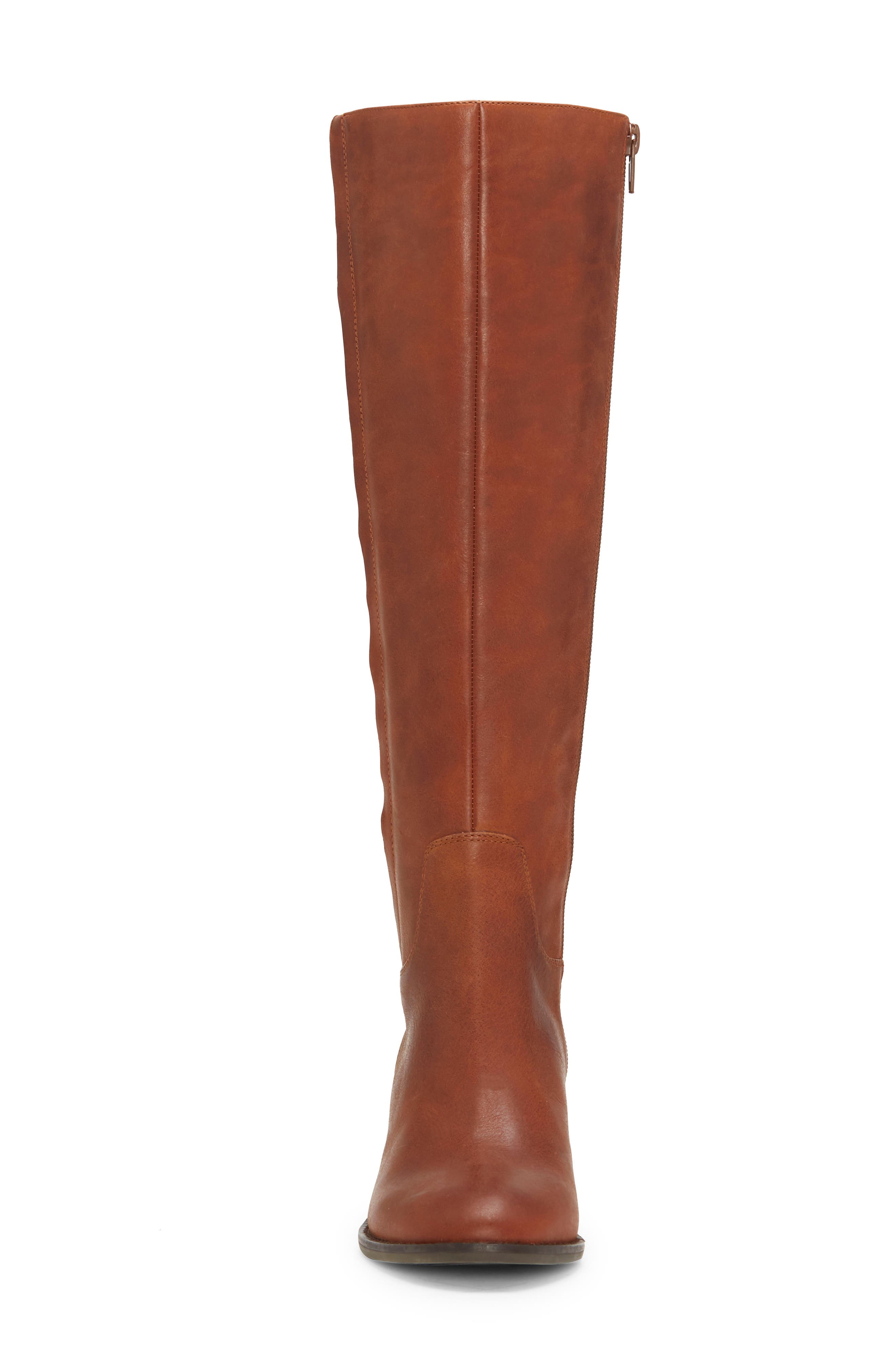 Iscah Knee High Boot, Alternate, color, WHISKEY LEATHER