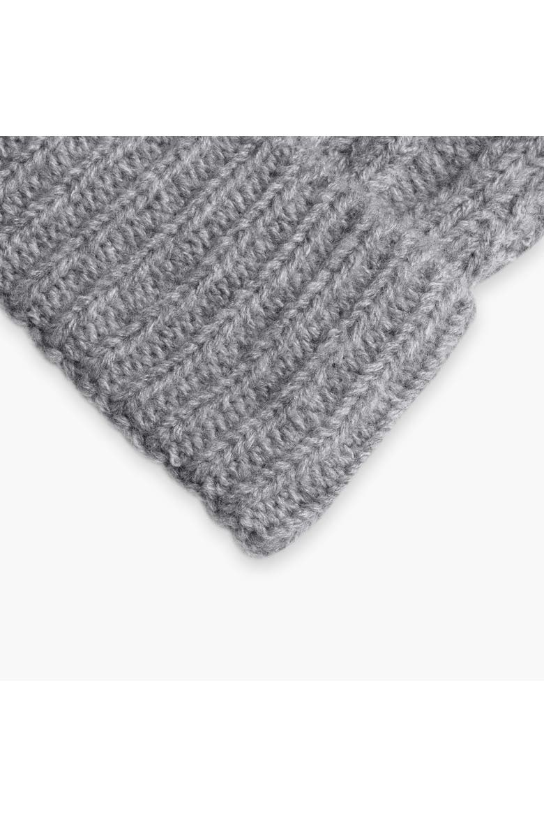 Lindsey Pom Beanie, Alternate, color, Smoke