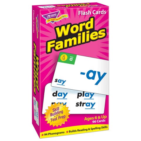 Word Families Skill Drill Flash Cards