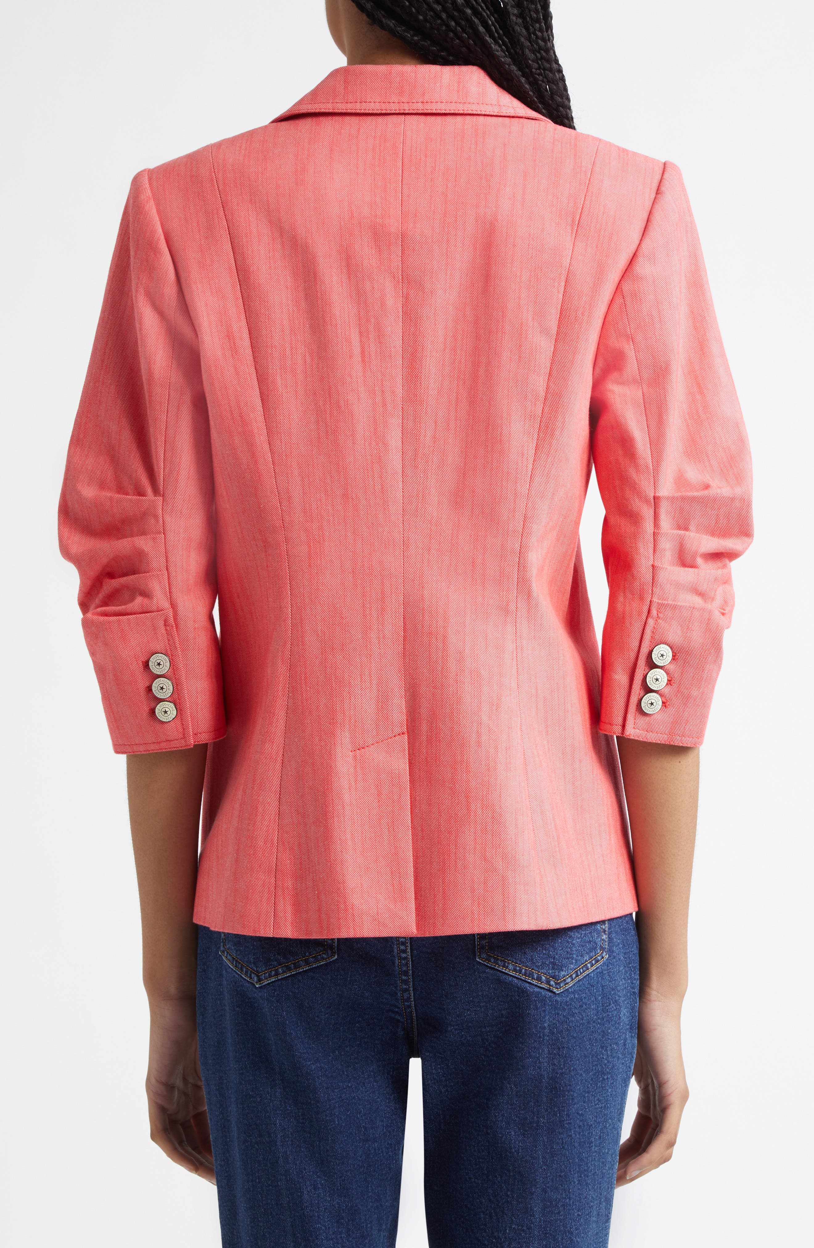 Khloe Denim Blazer - image 2