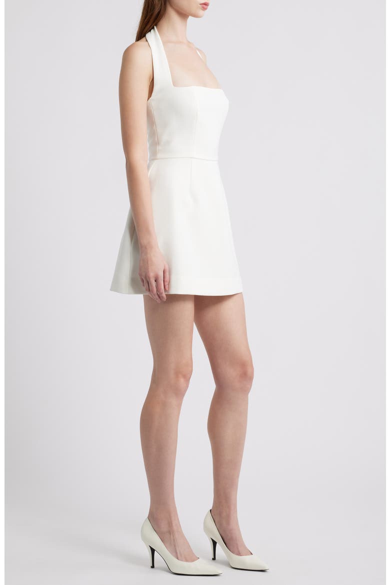 The Ultimate Muse Halter Minidress, Alternate, color, WHITE