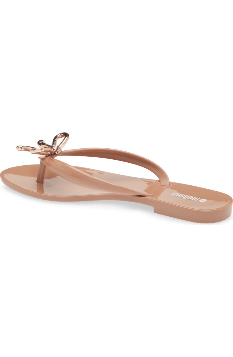 Melissa Harmonic Iris Flip Flop, Alternate, color, Brown