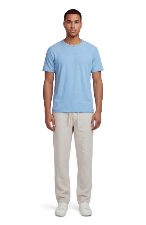 Solid Linen Drawstring Pant