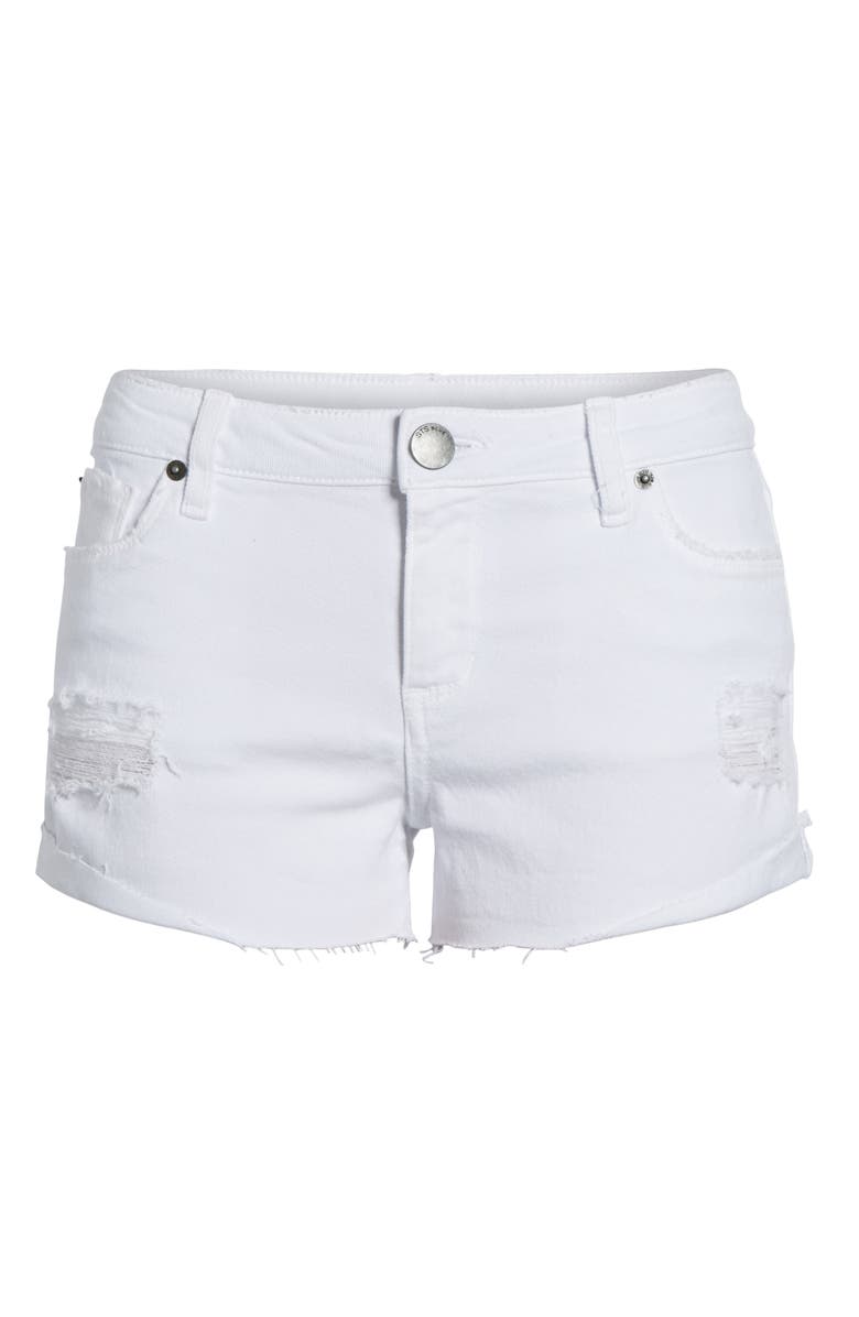 STS Blue Distressed Boyfriend Denim Shorts, Alternate, color, 