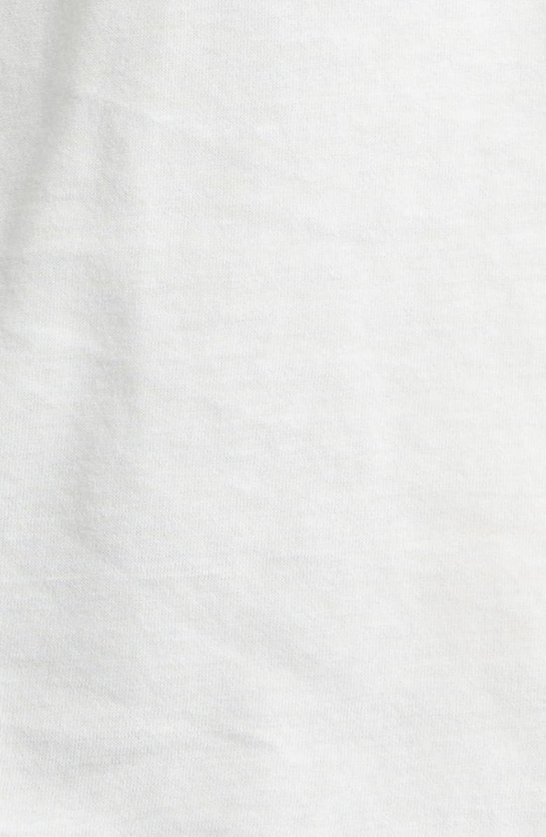 Second Layer Flick Spark Inhale Cotton Ringer T-Shirt, Alternate, color, White/ Navy