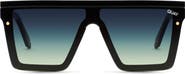 QUAY Hindsight 56mm Shield Sunglasses