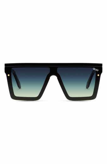 QUAY Hindsight 56mm Shield Sunglasses