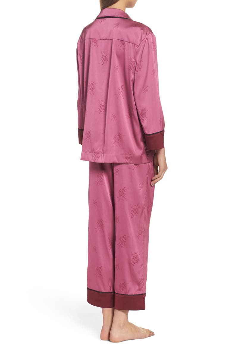 Crop Pajamas, Alternate, color, RASPBERRY
