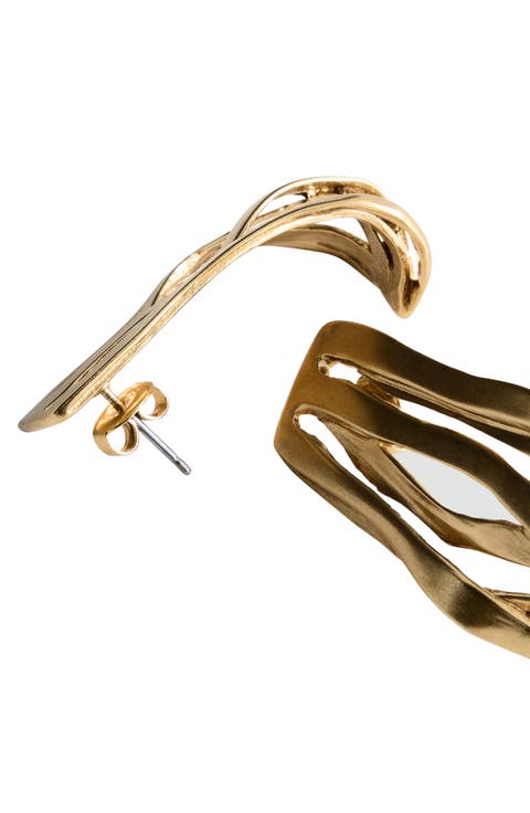 Relief Hoop Earrings