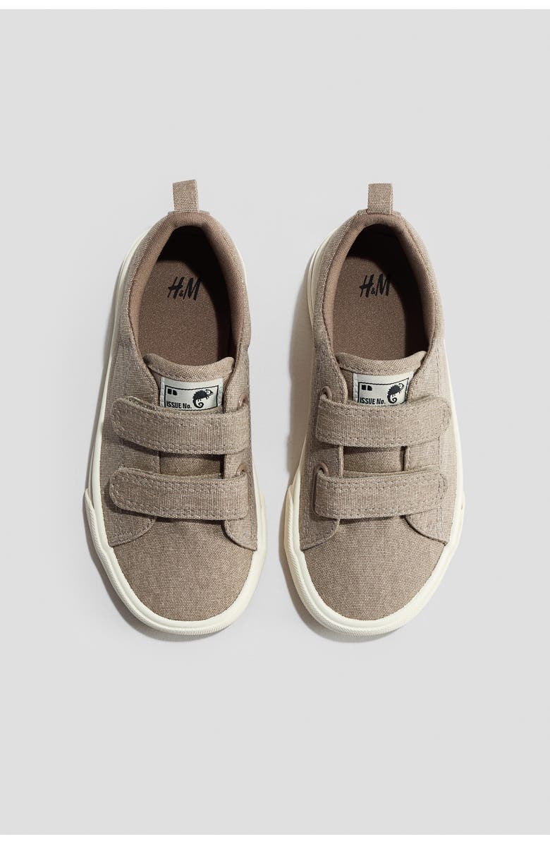 H&M Canvas sneakers, Main, color, Beige