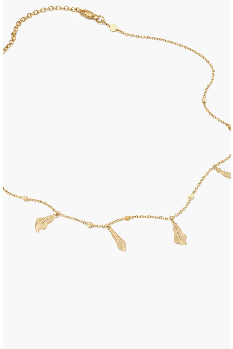 Mino Charm Choker Necklace in Gold, Alternate, color, Gold