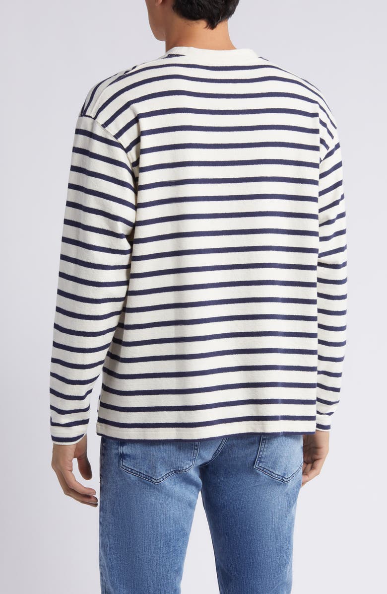 FRAME Stripe Long Sleeve Cotton T-Shirt, Alternate, color,