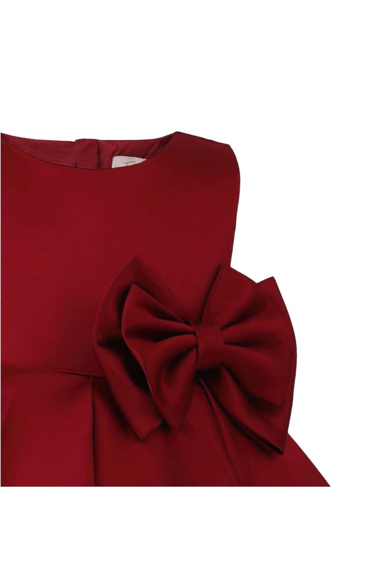 Bow Waist Dress, Alternate, color, Red