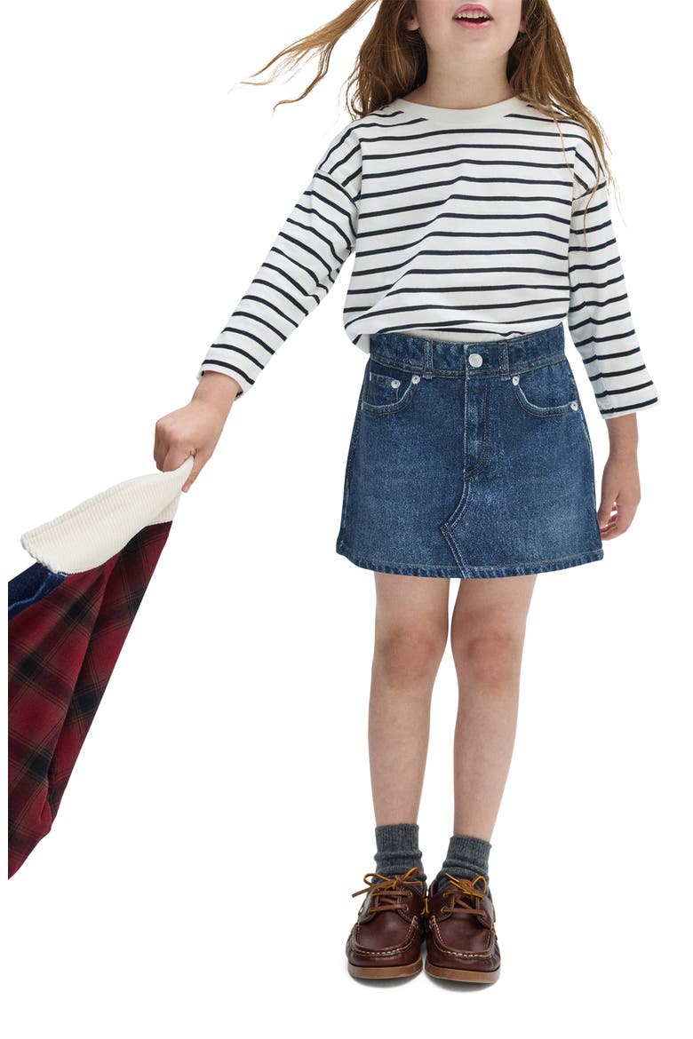 Kids' Mini Miramar Terry Cloth Skirt, Alternate, color, PETRA