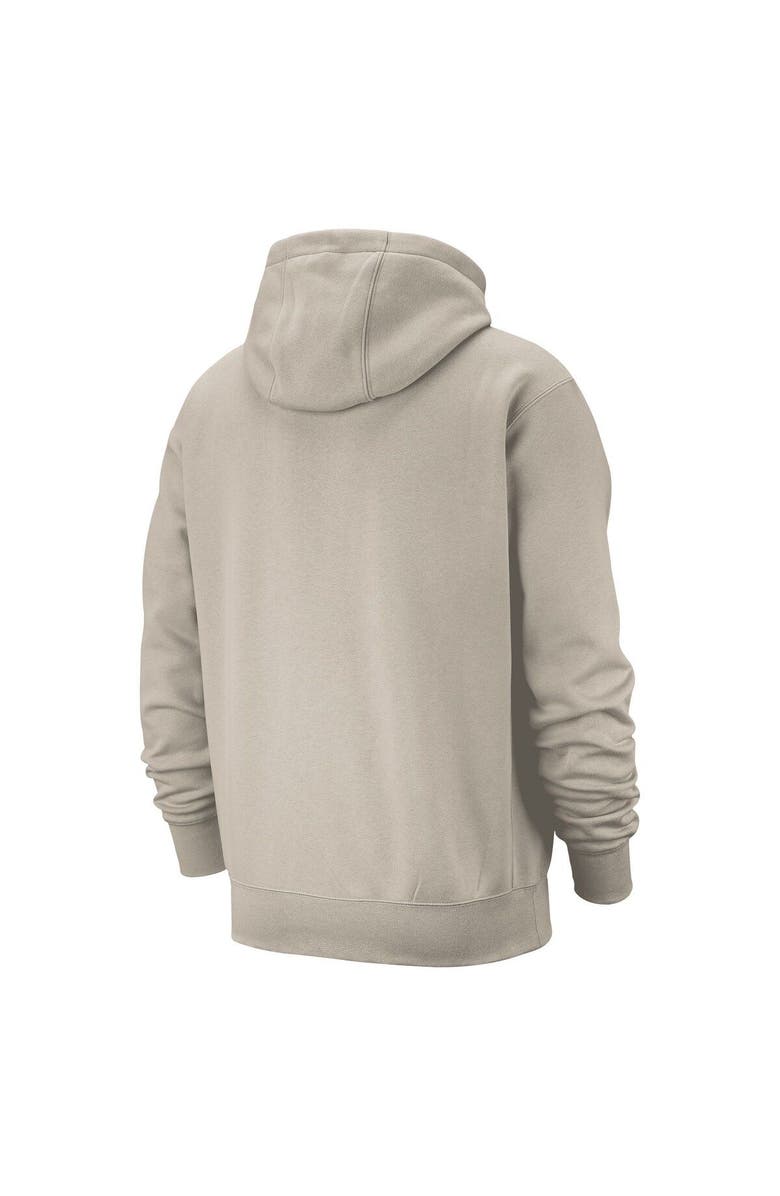 Nike Men's Nike Cream Texas Longhorns Club Half-Zip Hoodie, Alternate, color,